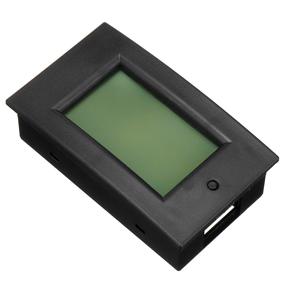 Voltmeter Ammeter 100V 50A Power Meter Electric Energy Meter Voltage Alarm with Shunt LCD Display Screen Circuit Monitor