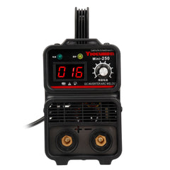 4000W 220V 20-250A Mini Welder Arc Welding Machine Electric Stick DC Inverter for Pig Iron Stainless Steel