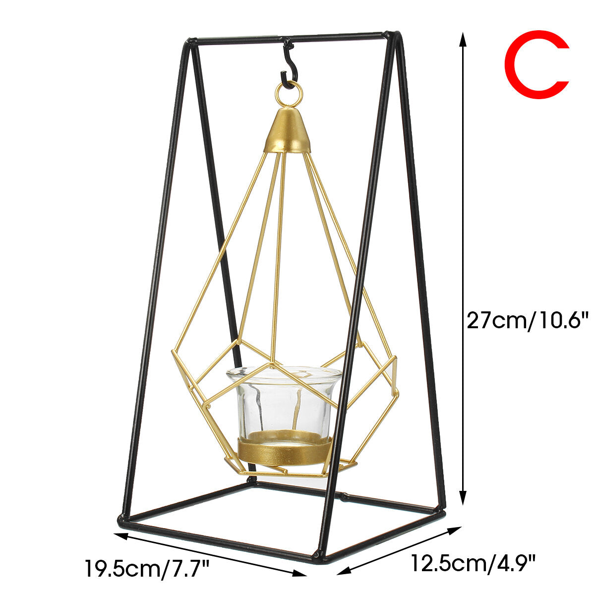 Creative Nordic Style Light Luxury Candle Holder Table Romantic Wedding Decor Crafts Storage