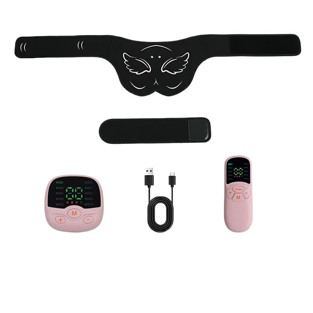 EMS Hips Trainer with Remote Control - Buttocks Toner & Muscle Stimulator, 10 Modes, USB Rechargeable, Elevate Hip Curves