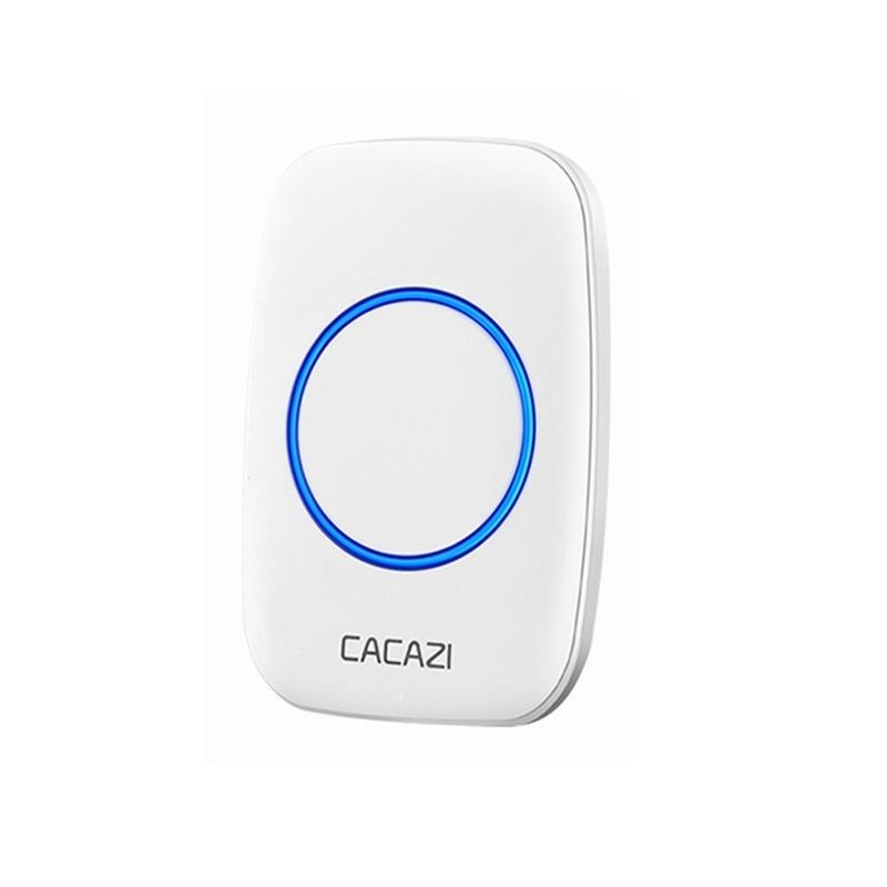 Smart Home Wireless Pager Doorbell Old Man Emergency Alarm 80m Remote Call Bell 1 Button 1 Pager 1 Receiver