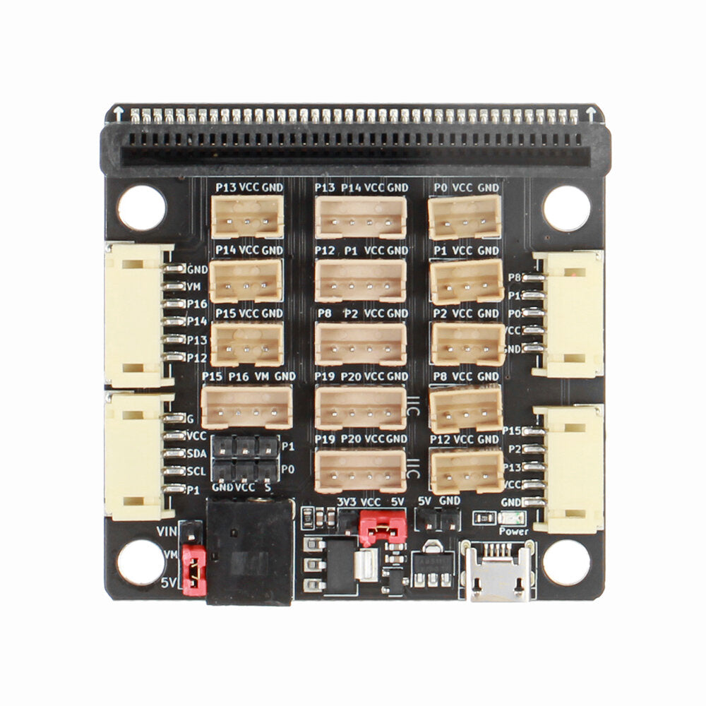 DC5V Micro:bit V3.0 PH2.0 Sensor Expansion Board Micro USB Power Supply