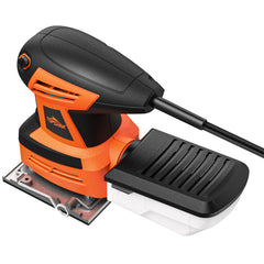 260W Electric Palm Sander Hand Sander with 20Pcs Sandpapers Hand Held Sander Dust Collection Box