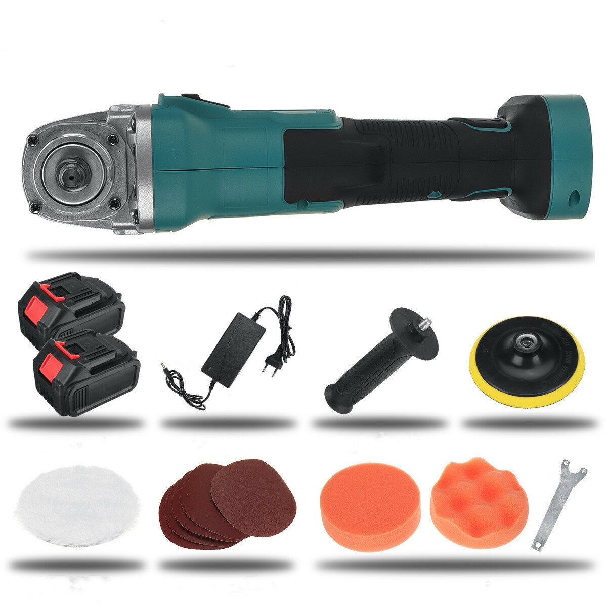 1580W Cordless Polisher Car Polishing Tool Sander Buffing Waxing Machine For Makkita 18V Battery