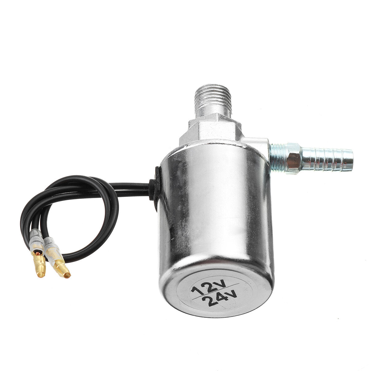 12V/24V Air Horn Electric Solenoid Valve Heavy Duty 1/4" Chrome