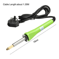 9Pcs 30W Woodworker's Woodburning Kit Solder Iron with Plug