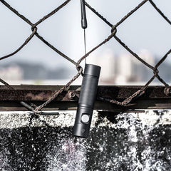 1400lm TIR Lens 200m Long Range Compact EDC Flashlight with Type-C USB Rechargeable 18650