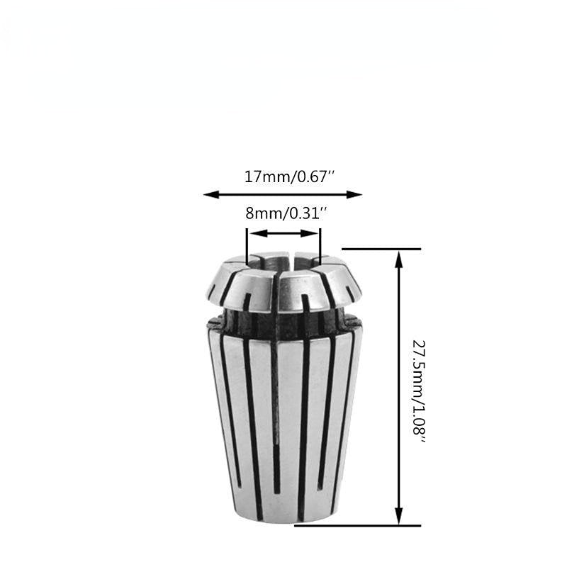5pcs ER16 ER20 Spring Collet 6.5-13mm Collet Chuck for CNC Milling Lathe Tool
