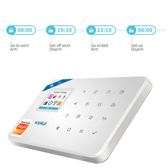 WIFI GSM Home Burglar Security Alarm System Door Window Control Panel Motion Sensor