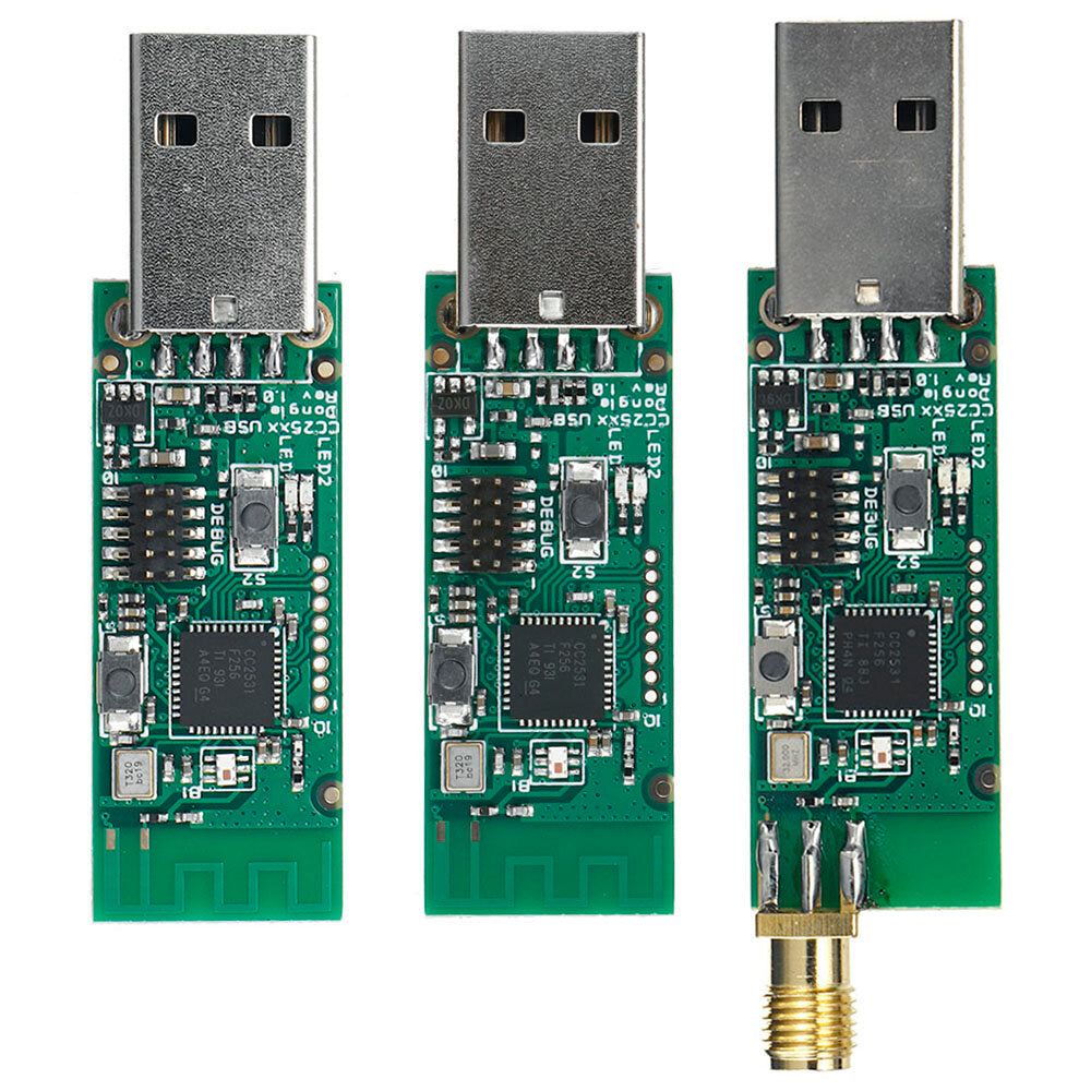 Emulator CC-Debugger USB Programmer CC2540 CC2531 Sniffer with antenna Bluetooth Module Connector Downloader Cable