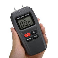 0 - 99.9% LCD Digital Display Needle Type Wood Moisture Meter with Backlight Function