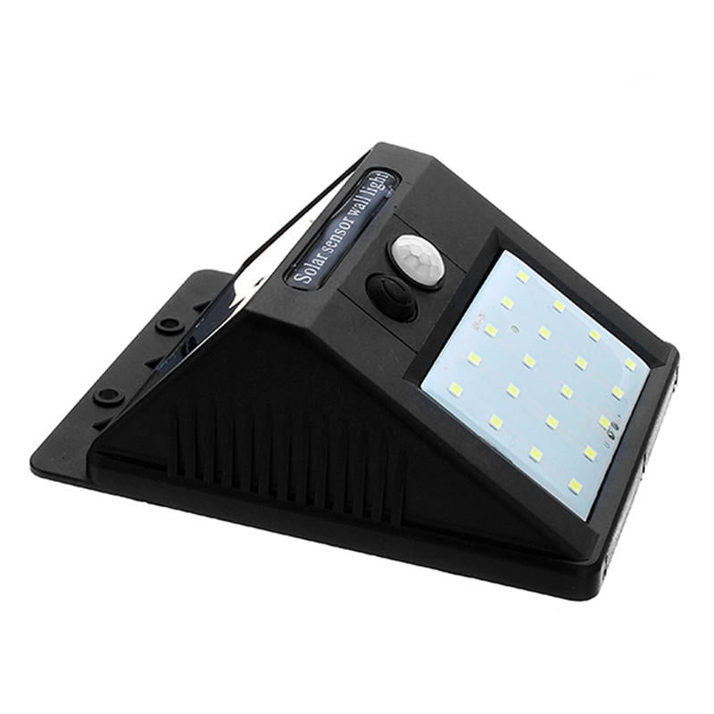 3pcs Solar Power 20 LED PIR Motion Sensor Wall Light Waterproof  Outdoor Path Yard Garden Security Lamp