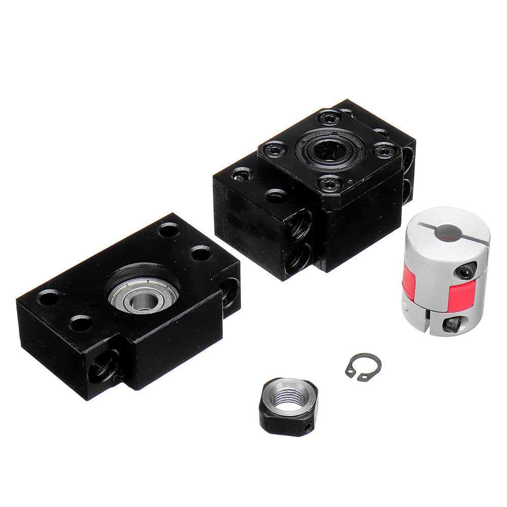 500mm Ball Screw+1204 Ball Nut+BK/BF10 End Supports+6.35x8mm Coupler