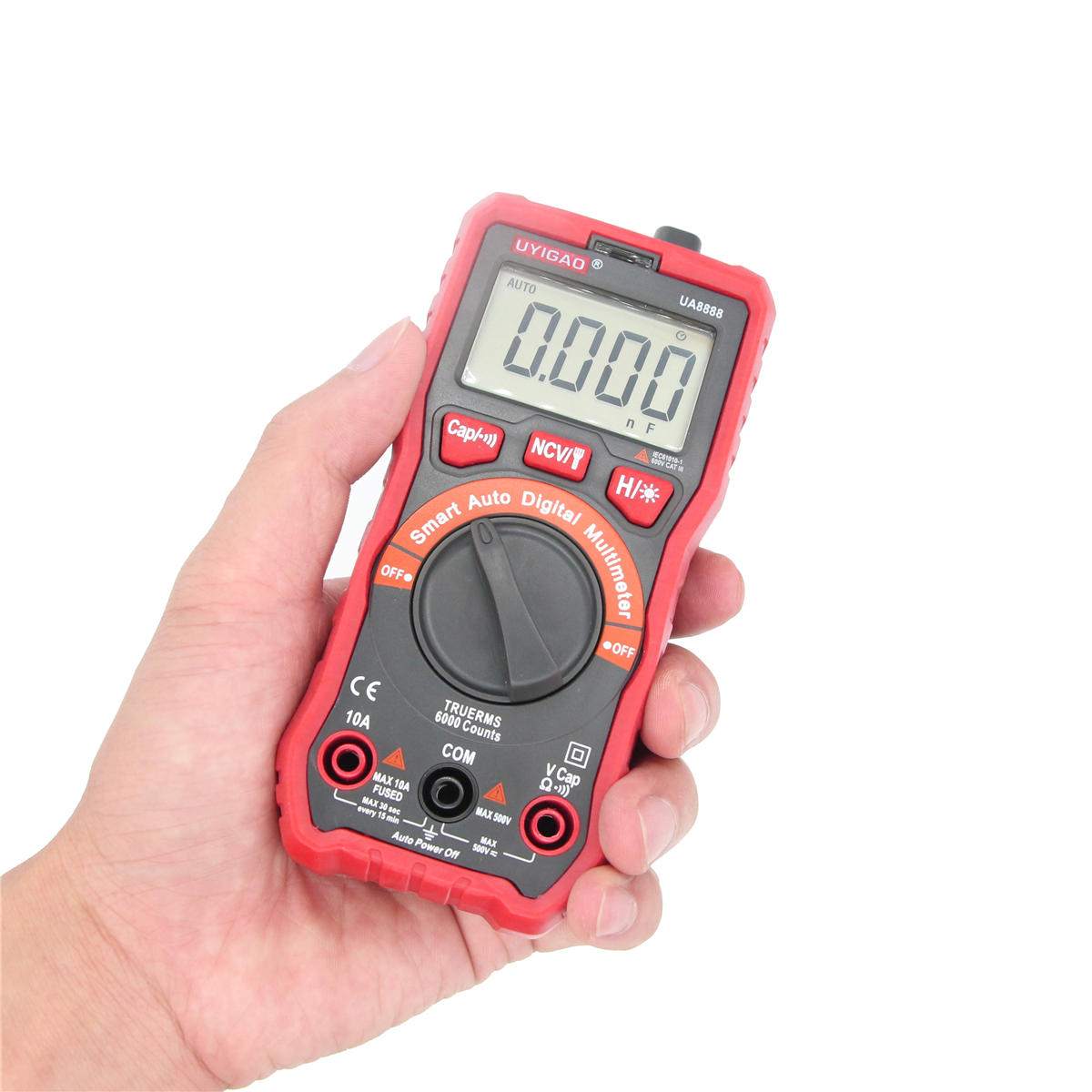 Digital Auto Meters Multimeter Handheld Tester AC/DC/Resistanc/NCV