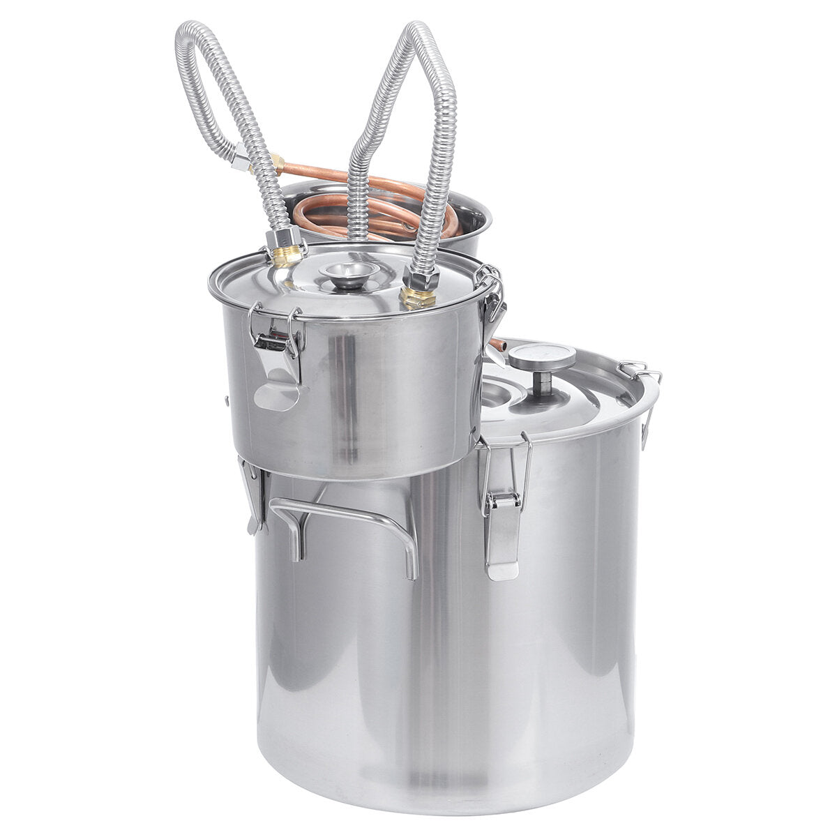 12L/20L/30L Home Alcohol Distiller Brewing Kit Moonshine Still Stainless Boiler