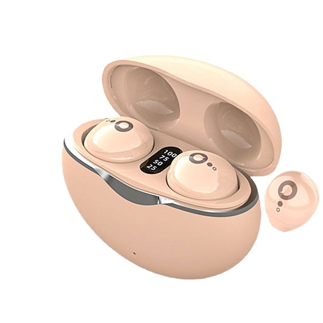 True Wireless Bluetooth Earphone Mini Invisible Headphones HIFI Stereo Noise Reduction Smart Touch for Smartphone