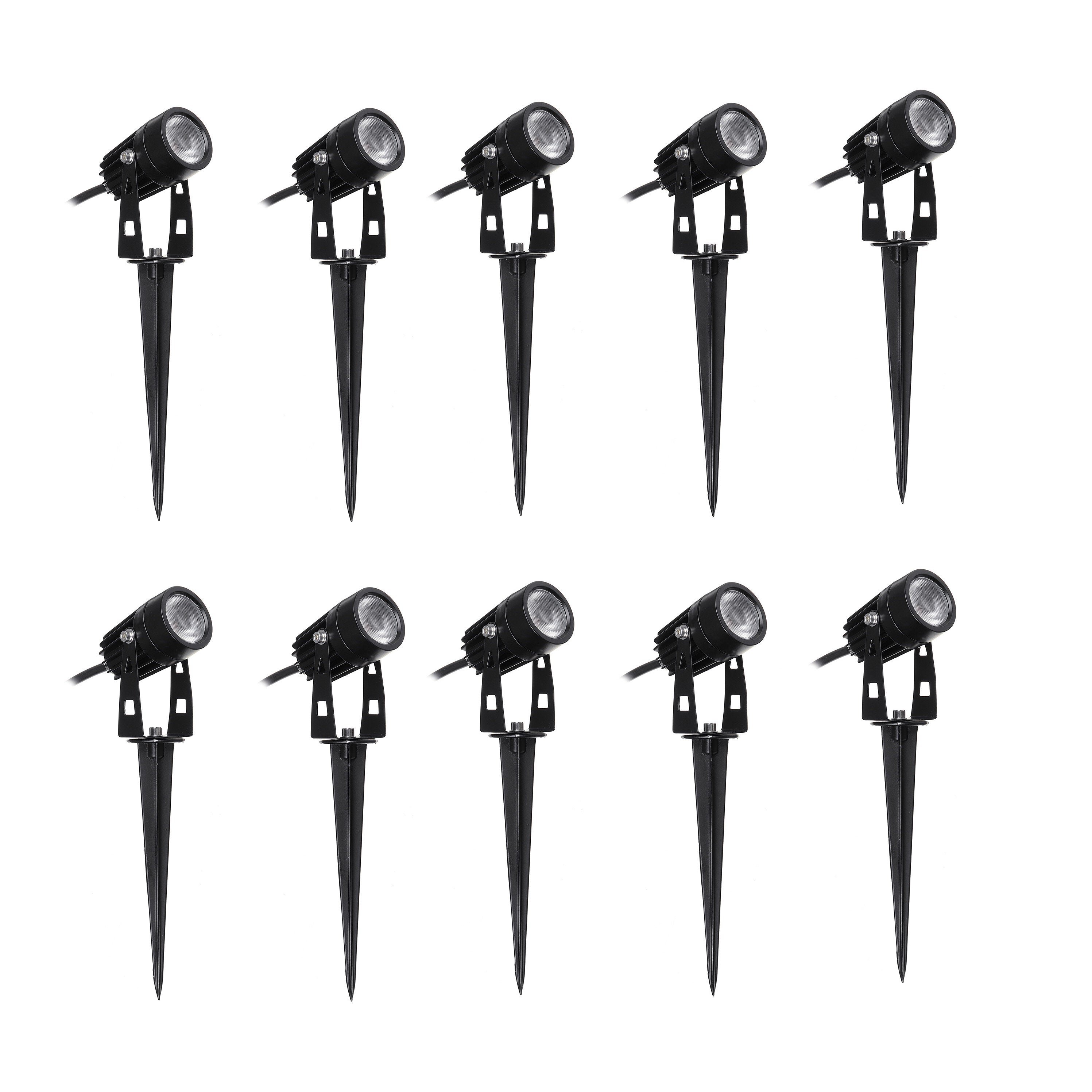 2PCS/4PCS/10PCS 5W COB LED Lawn Lamp Warm White Waterproof Garden Spotlights Landscape Yard Light AC/DC12V