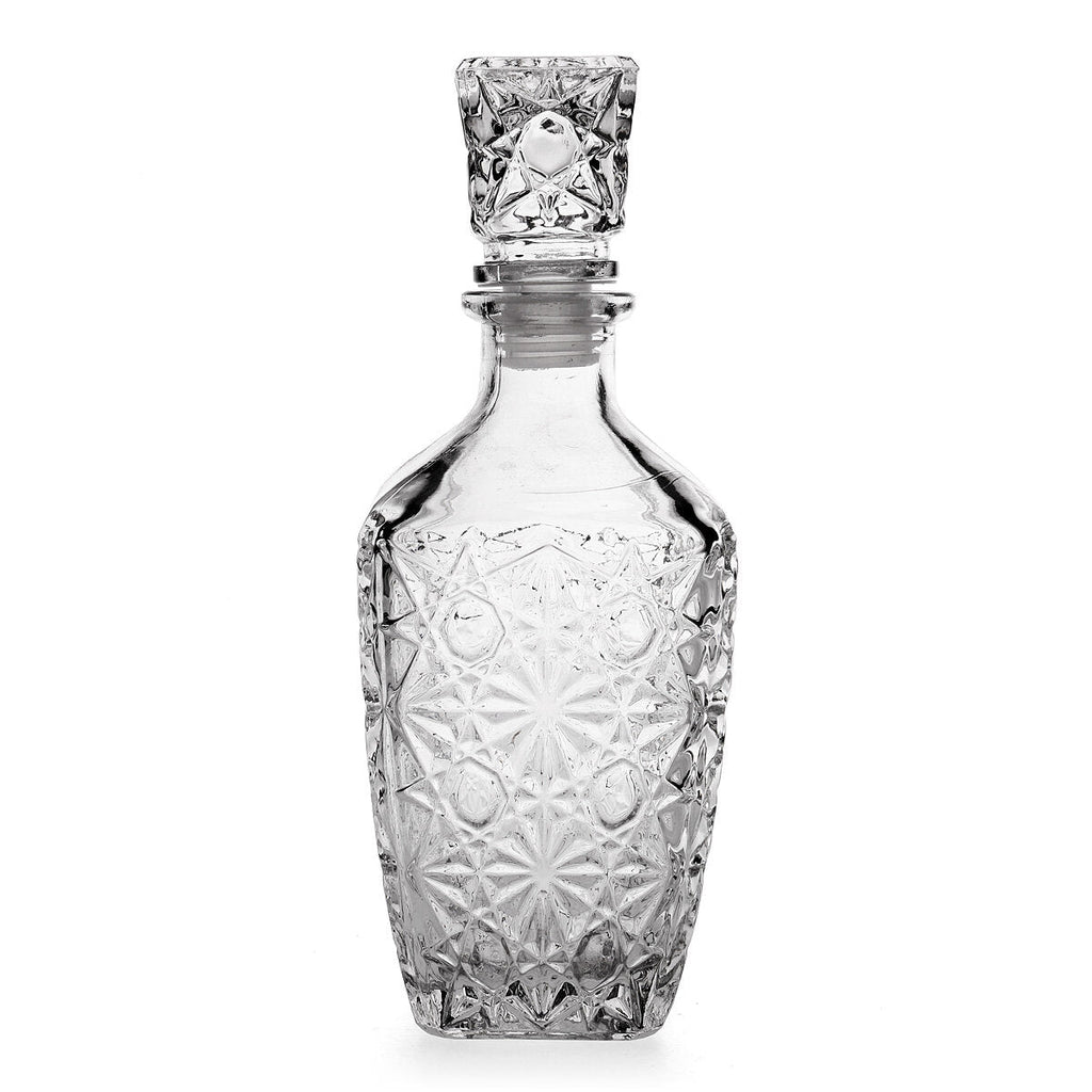 Portable Liquid Decanter Drinking Glass Decanter Alcohol Clear Bottle Carafe