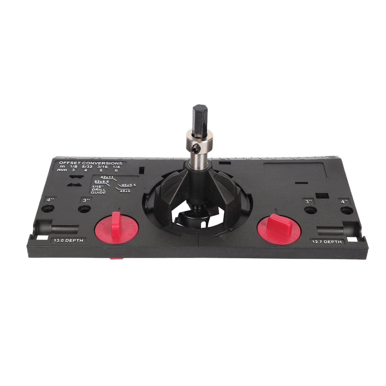35mm Concealed Hinge Jig Drill Guide for Accurate Woodworking - Easy DIY Tool with Carbide-Tipped Bit Included