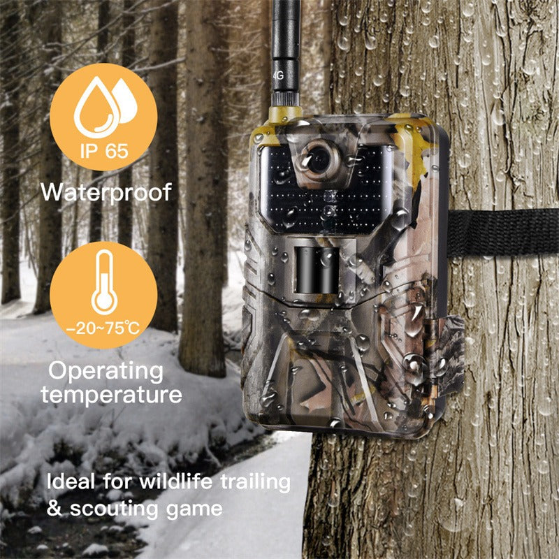 4G Hunting Trail Camera 16MP 1080P Wildlife Night Vision Cam Photo Traps Game Outdoors Shooting Cameras European Version