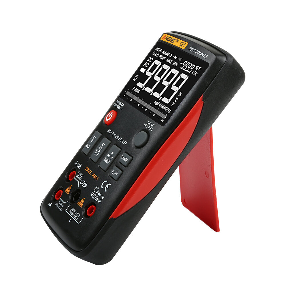 9999 Counts True RMS Digital Multimeter AC DC Voltage Current Resistance Capacitance Temperature Tester