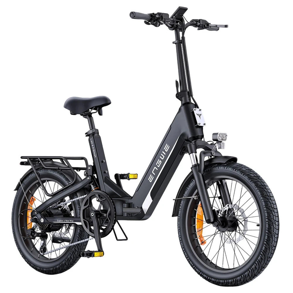 Electric Bicycle 13.5Ah 48V 250W Motor Recommended Top Speed 25KM/H 20 Inches Tire Electric Bike 135km Mileage Max Load 150Kg
