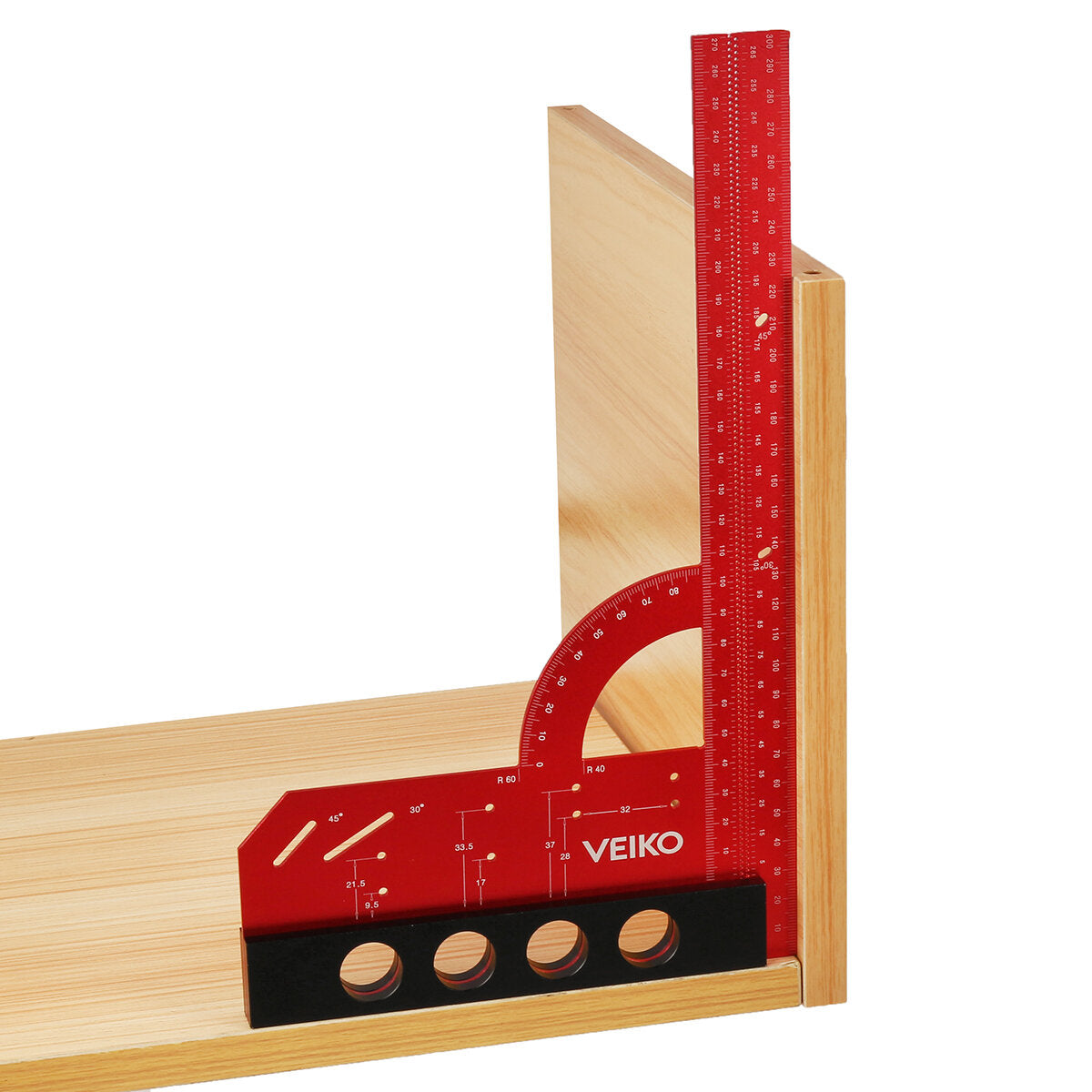 Multifunctional Woodworking Scriber with High Precision Scale, Ergonomic Handle, and Durable Aluminum Alloy Construction
