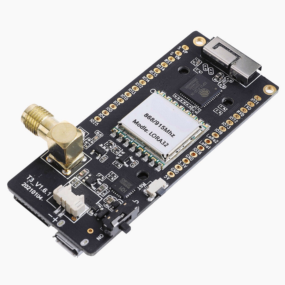 868Mhz ESP32 LoRa OLED 0.96 Inch SD Card Bluetooth WIFI Wireless Module ESP-32 SMA IP5306