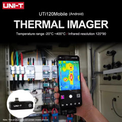 GreenZech Mobile 120 Series | Smartphone Thermal Imaging Camera | 120x90 HD Infrared Imager for iOS & Android