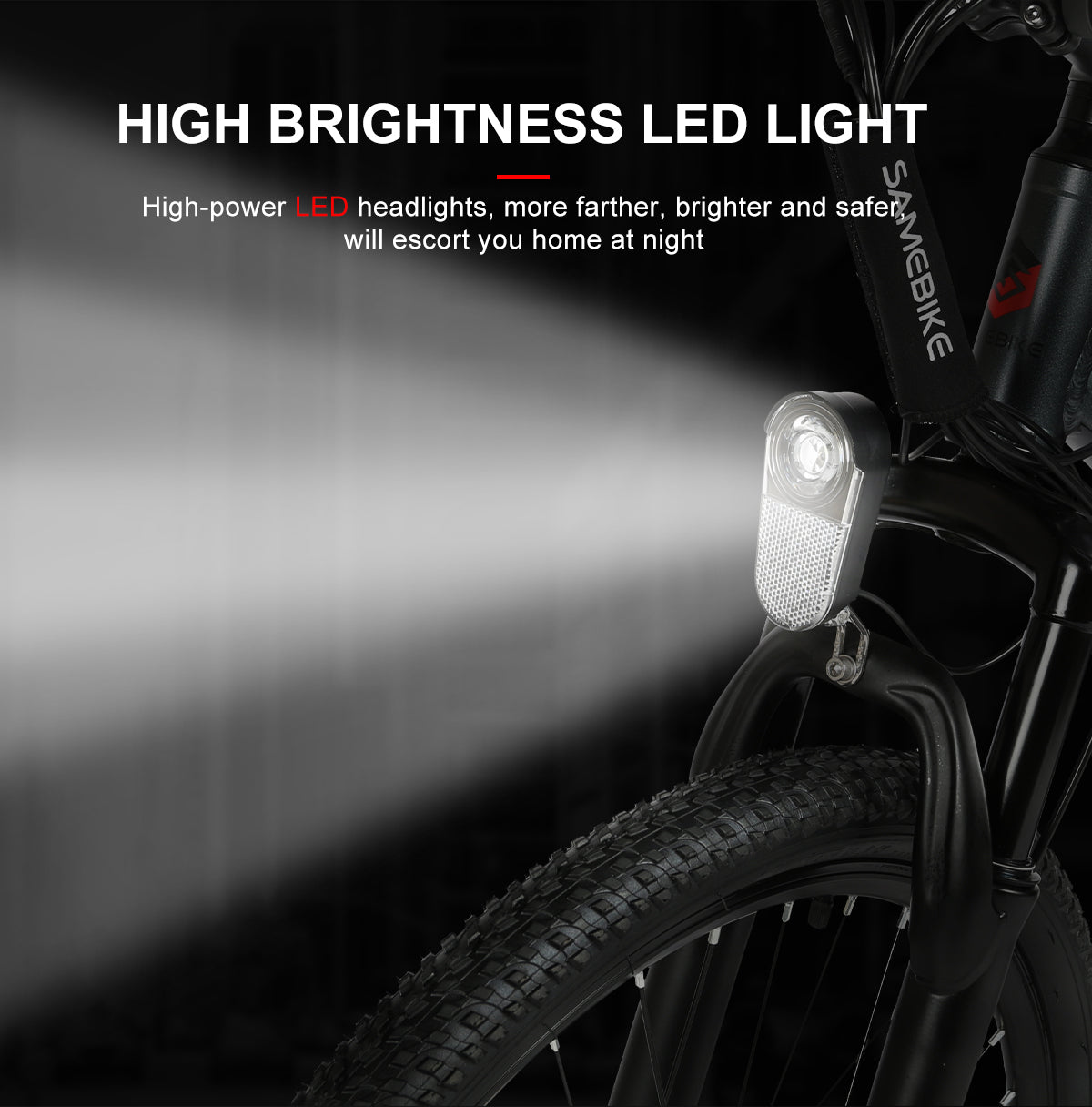 Electric Bike 36V 13AH 500W Motor Recommended Top Speed 25KM/H 26 Inches Tire Electric Bike 40-80km Mileage Max Load 150Kg EU DIRECT