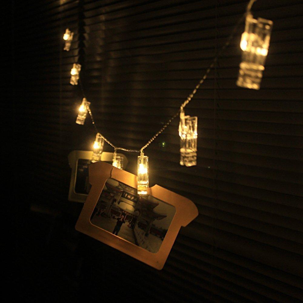 1.5M 10 LED Photo Clip String Lights LED Fairy Lights for Festival Christmas Party Wedding
