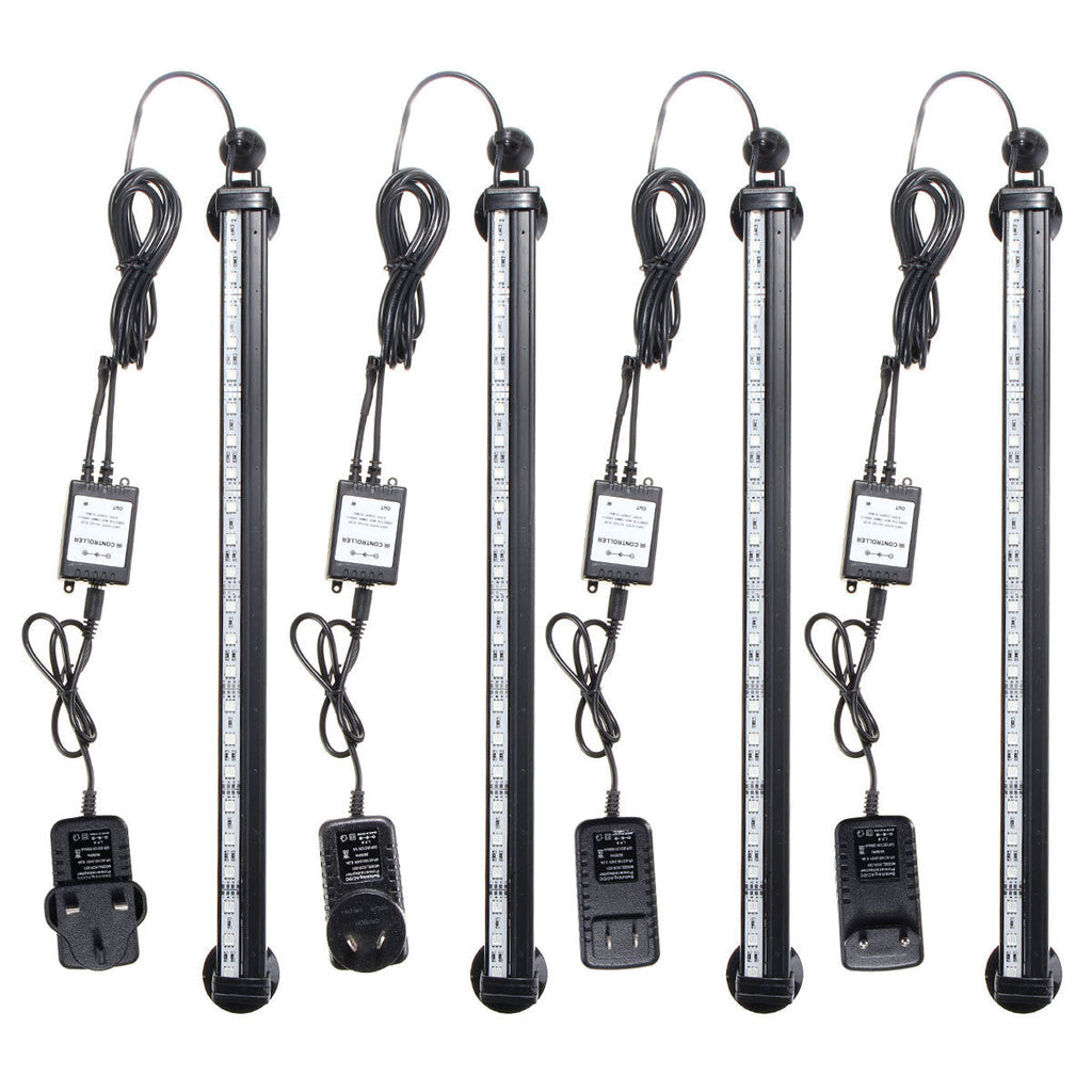 Remote control bubble light 44Keys White trachea 41CM 5050 6smd RGB 1.6W IP68 ABS Memory receiver AC110-240V turn DC12V