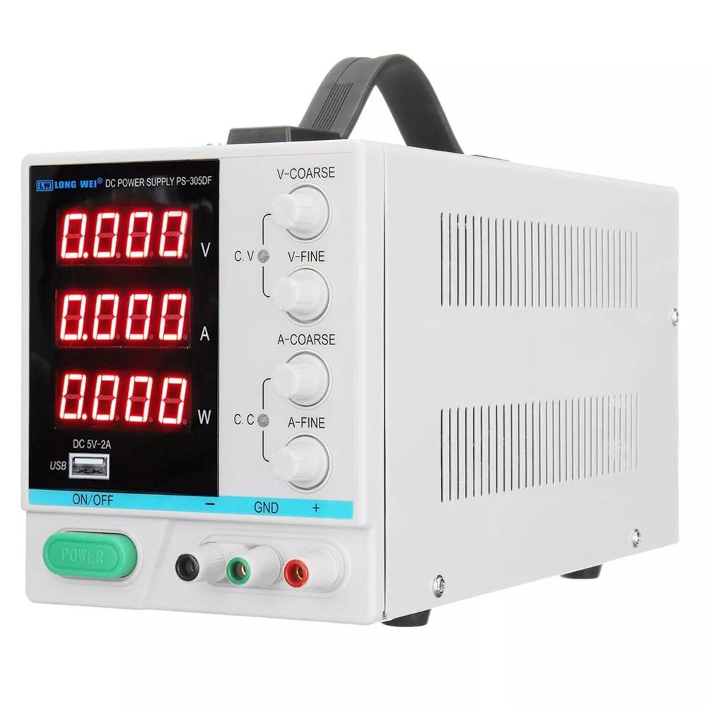 DC Power Supply 4 Digtal Display 30V 5A Adjustable Switching Power Supply w/ USB Interface