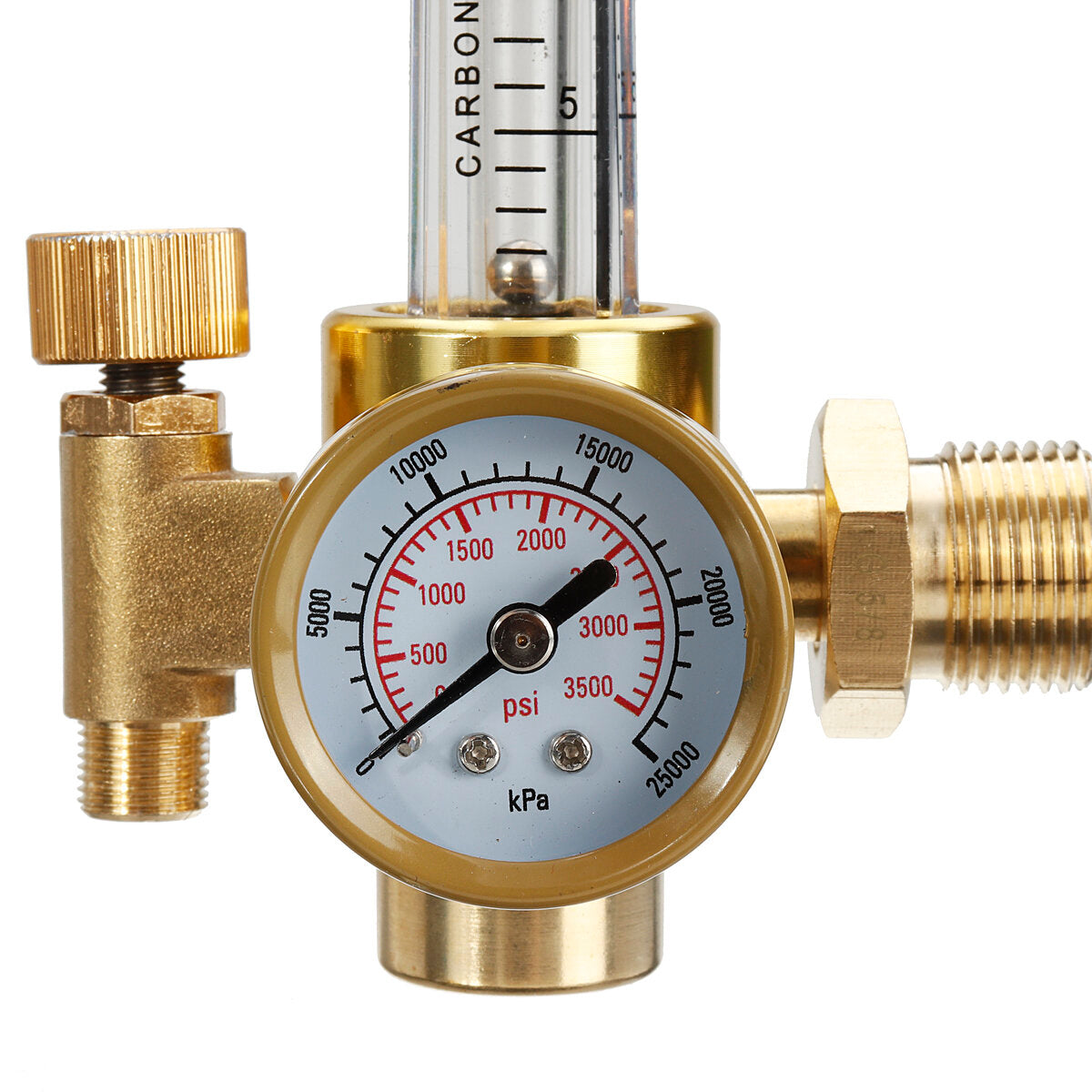Argon CO2 Mig Tig Flow Meter Auto Pressure Regulator Welding Weld Gauge Gas Welder