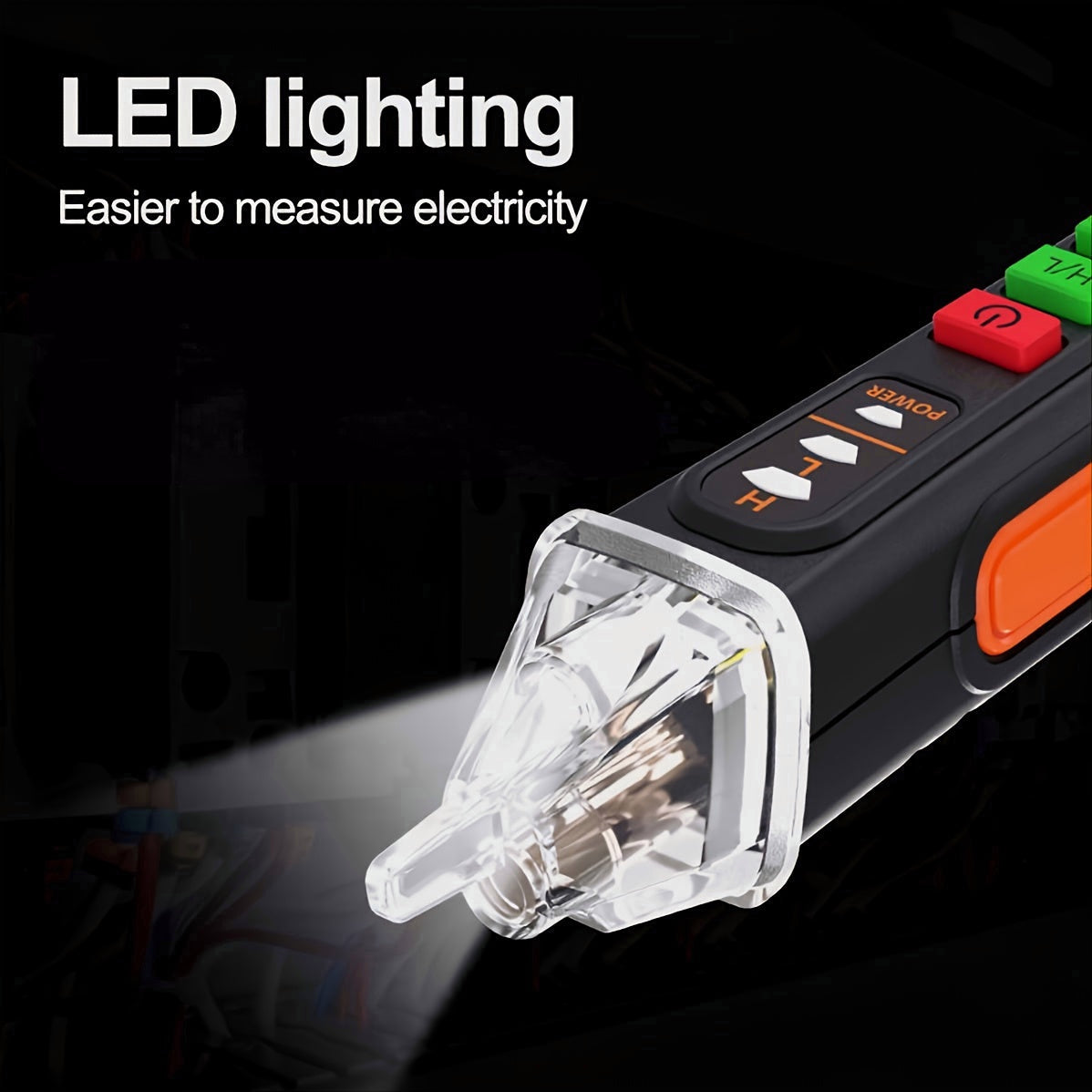 Non-contact 12-1000V AC Voltage Tester Pen With Flashlight Buzzer