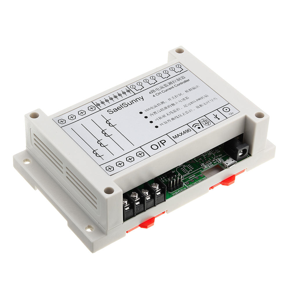 4 Channel 4CH Current Controller Switch Control Monitoring Relay Module