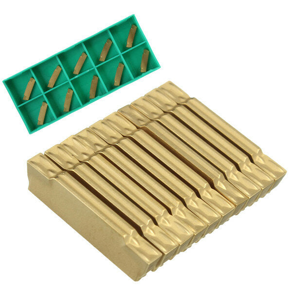 10pcs 2mm Carbide Inserts for MGEHR/MGIVR Grooving Cut Off Tool Turning Tool