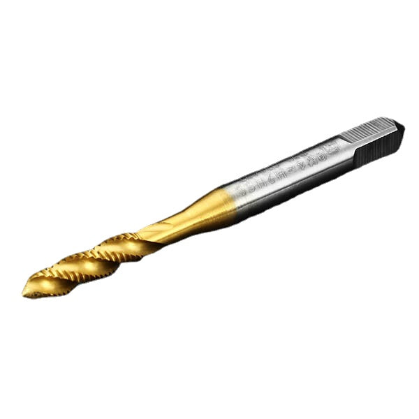 M4x0.7 HSS Titanium Coated Screw Thread Metric Spiral Fluted Machine Screw Tap