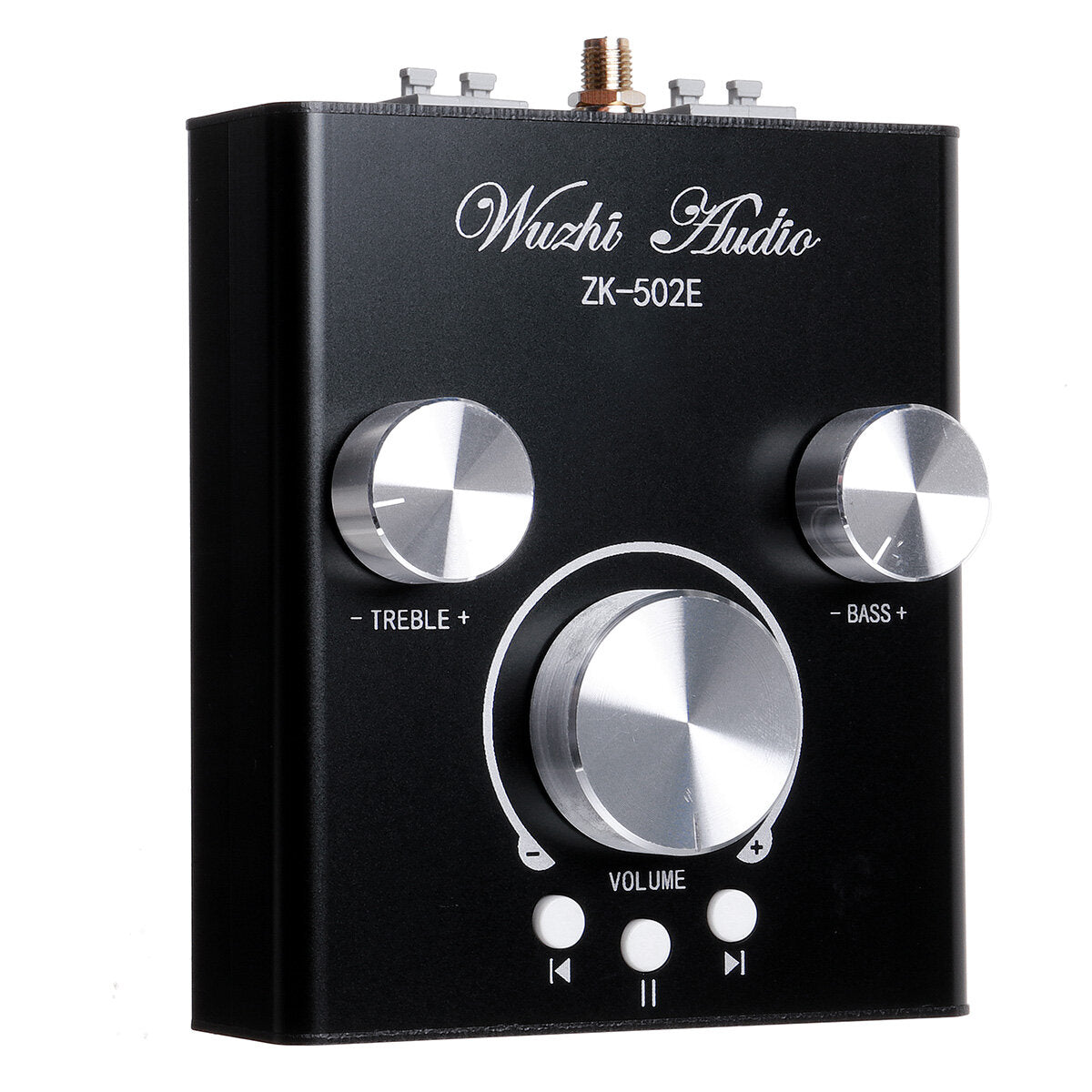 50W*2 High and Bass Adjustment Preamp Audio Power Amplifier Module Subwoofer Bluetooth 5.0 Dual-channel Stereo with Aluminum Shell