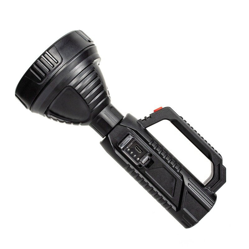Long Shoot Strong OSL Spotlight with 18650 Li-ion Battery USB Rechargeable&Power Display LED Handheld Flashlight Home Tools