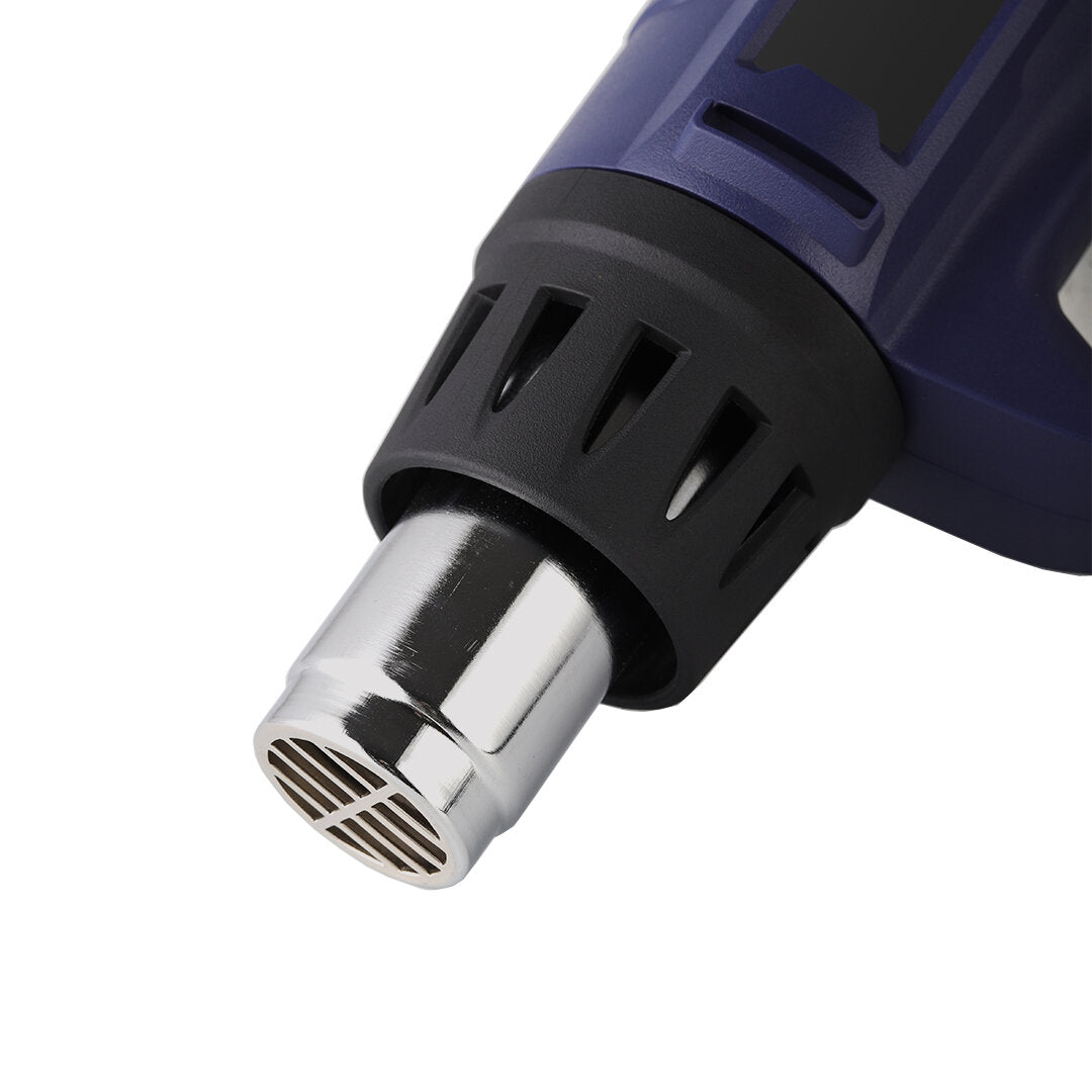 Hot Air Heater 2000W 50-650 Adjustable Temperature for Crafts Shrinking PVC Stripping Paint with 4 Nozzles
