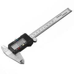150mm Digital Vernier Caliper Stainless Steel Measuring Tool with LCD Display for Woodworking and Precision Measurement