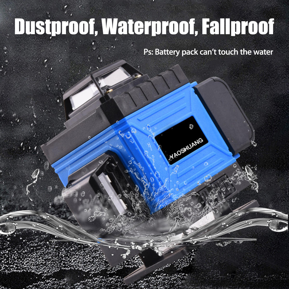 3D 360 12 Lines Green Laser Level Auto Self Leveling Horizontal Vertical