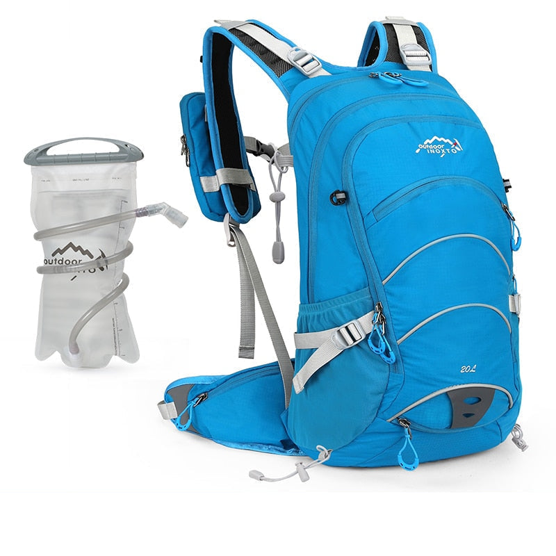 20 liters outdoor sports bag waterproof camping hiking with rain cover