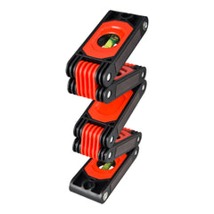 Multi-Function Foldable Ruler with Clear Vials for Accurate Measurements, Space-Saving Design, Ideal for Travel and Versatile Jobs