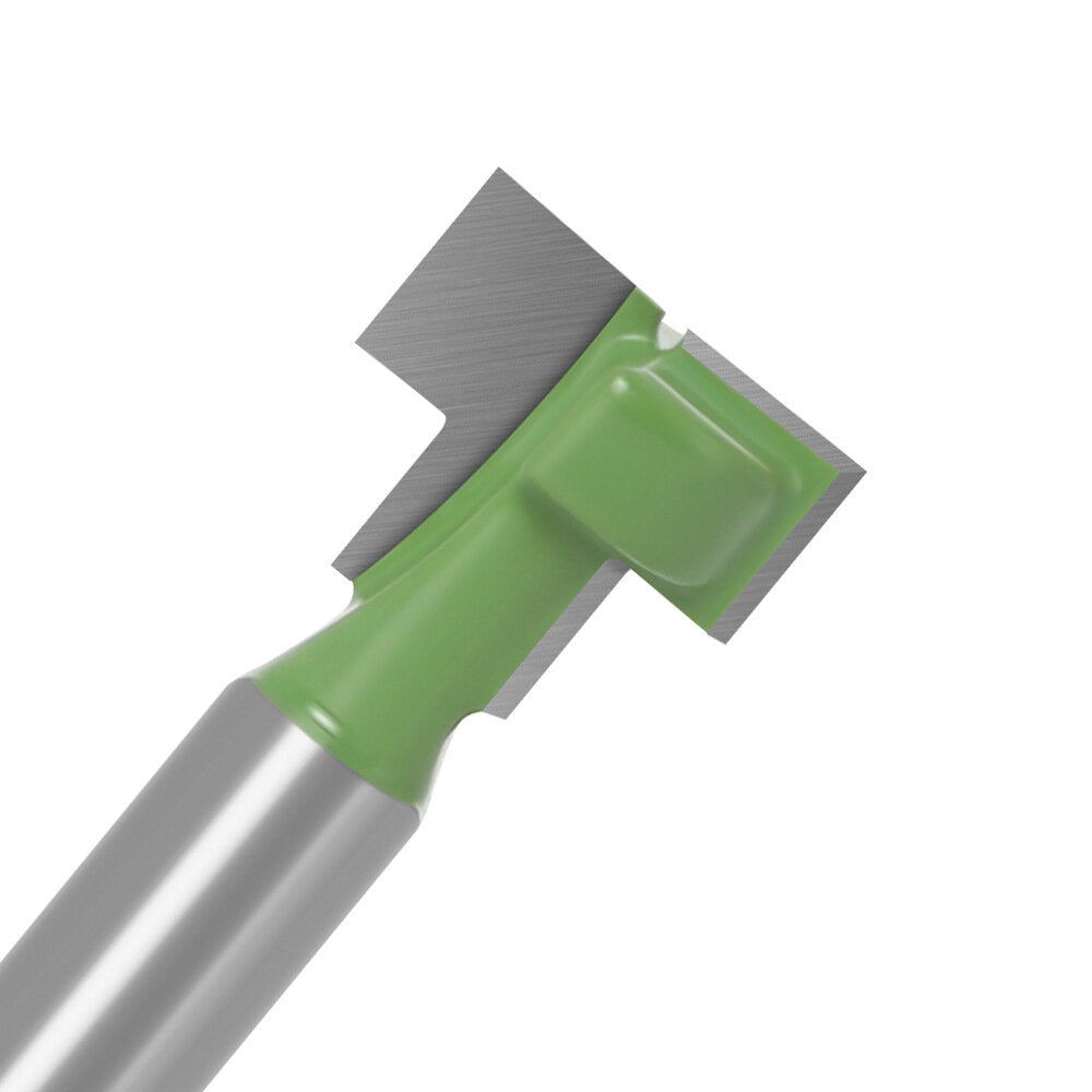 6mm 1/4" Shank T-Track Slotting & T-Slot Keyhole Cutter Router Bit Steel Handle 5/16" 3/8" 1/2" Length Cutter For Wood