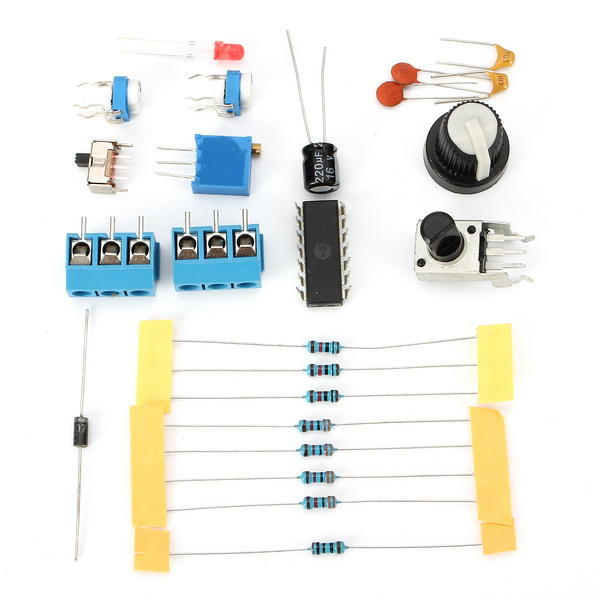 3Pcs DC12 DIY ICL8038 Function Signal Generator Kit Sine Triangle Square Wave Signal