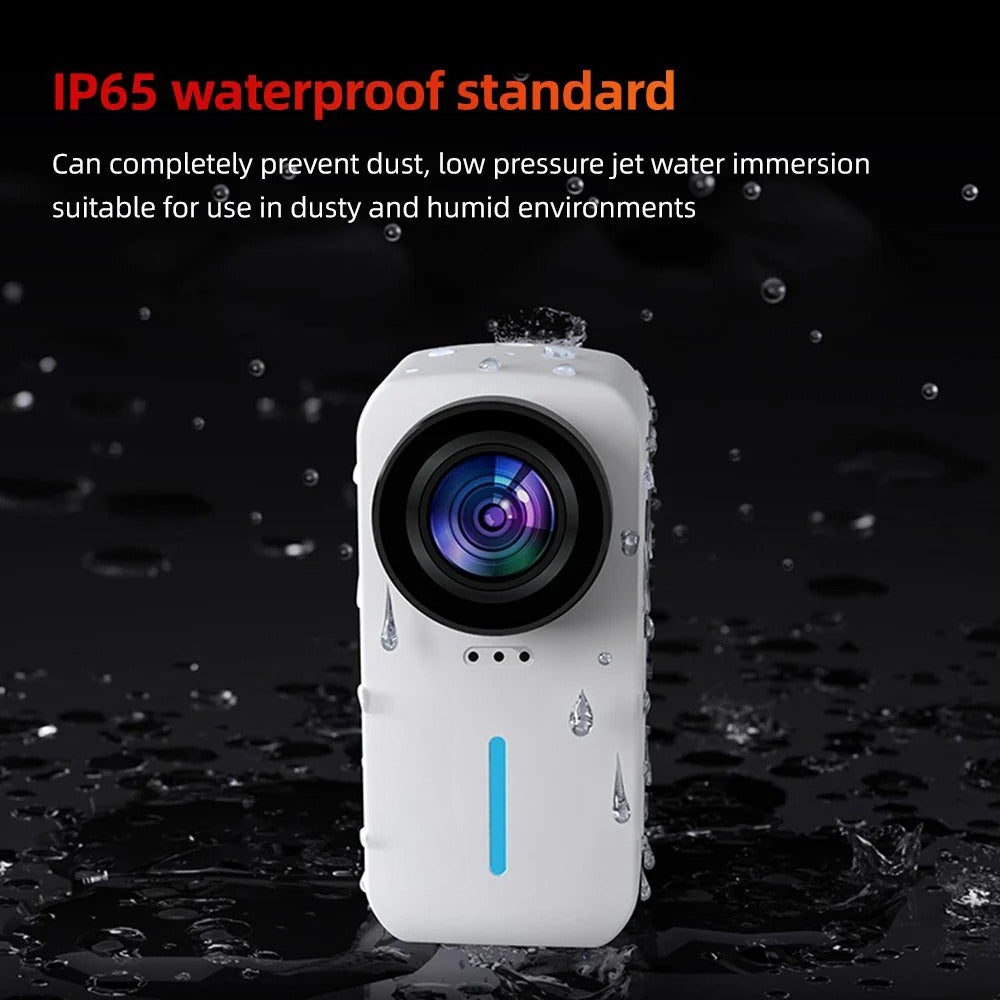 Stable 4K 30FPS WiFi Sports Cam - 170° Wide, Distortion Correct, 6-Axis Gyro, IP65 Waterproof