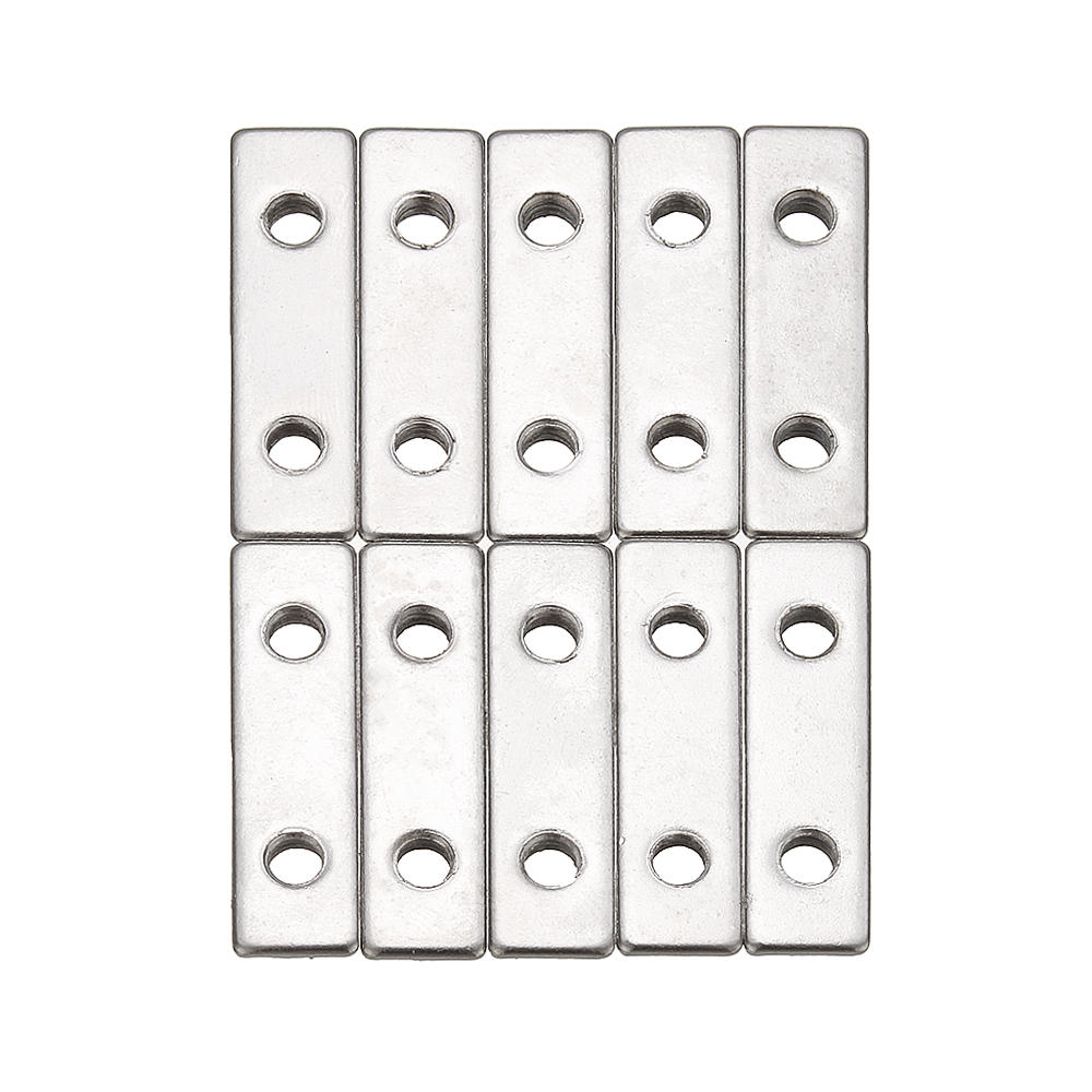 10pcs M5 Zinc Plated Double Tee Nuts for 2020 V-slot Aluminum Profiles Extrusions CNC Parts