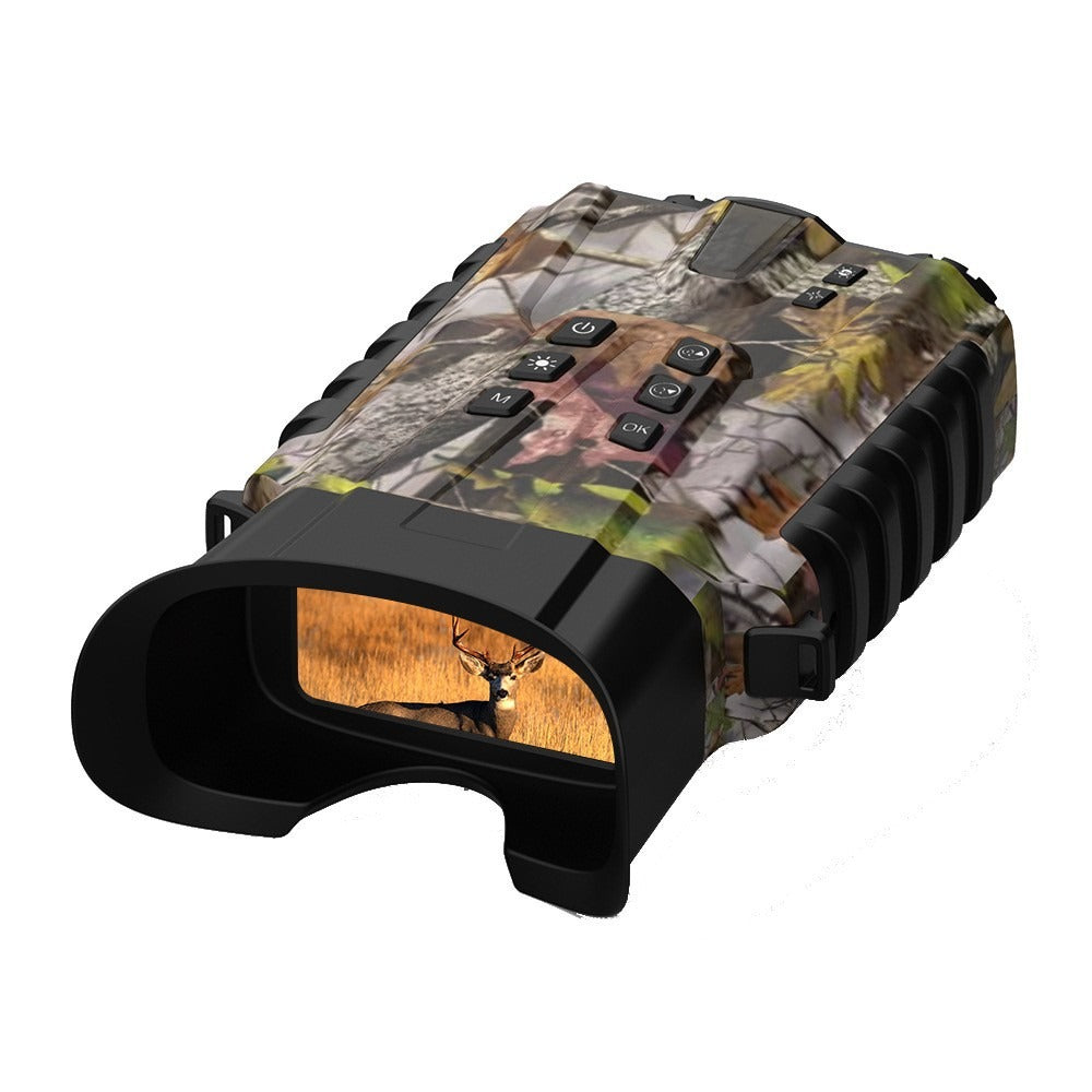 Night Vision Binoculars for Adults with Full Color Night Vision Backlit Buttons 4x Optical Zoom 8x Digital Zoom 250-300m Viewing Distance